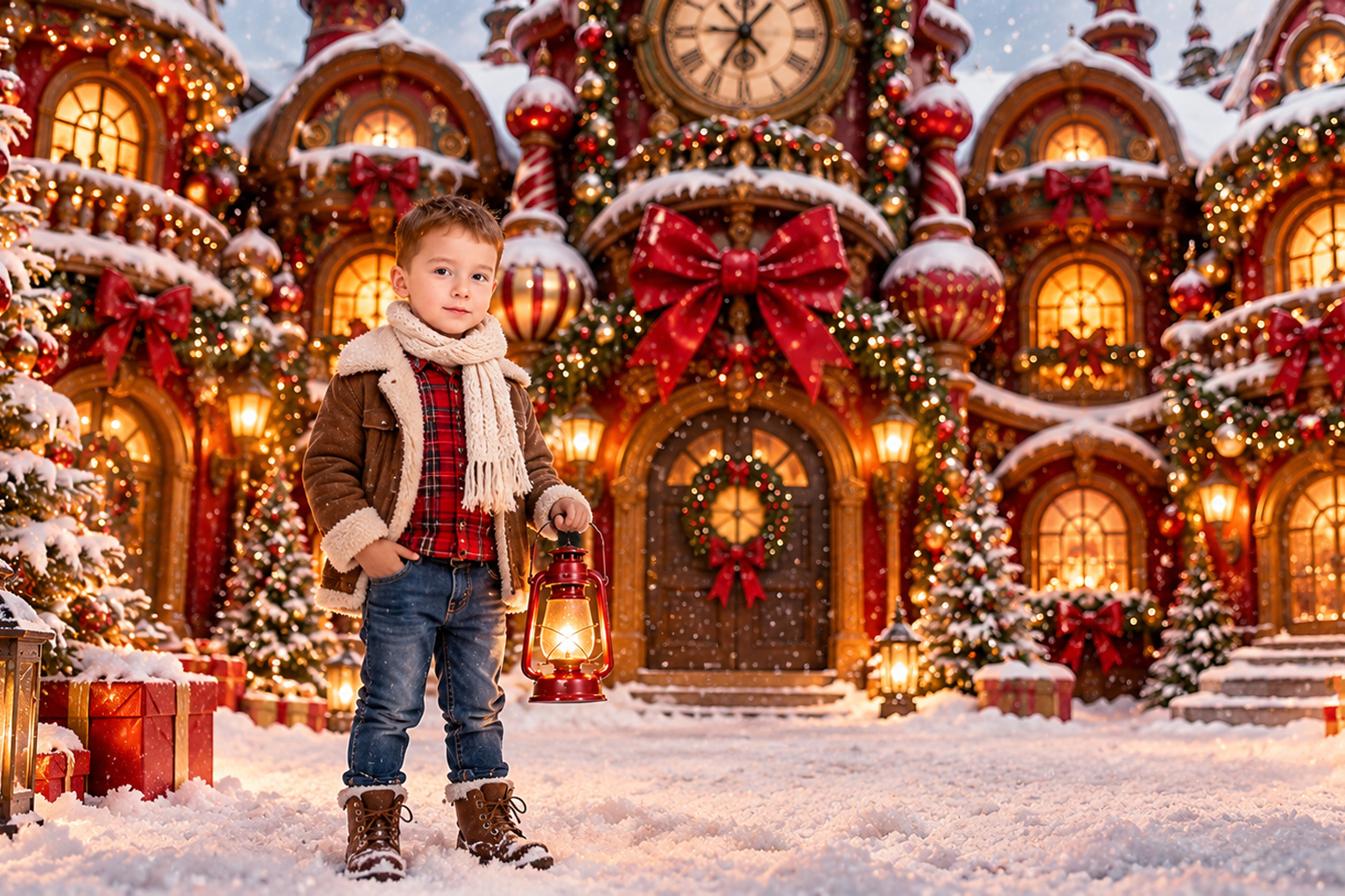 Коледна фотосесия The Mall София